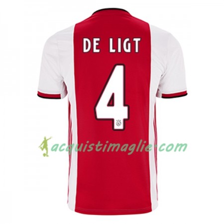 Divisa di Calcio Ajax Amsterdam Matthijs de Ligt 4 Prima 2019/2020